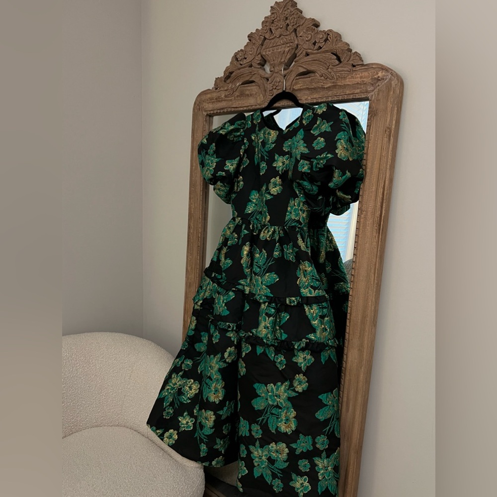Sister Jane jacquard midi dress